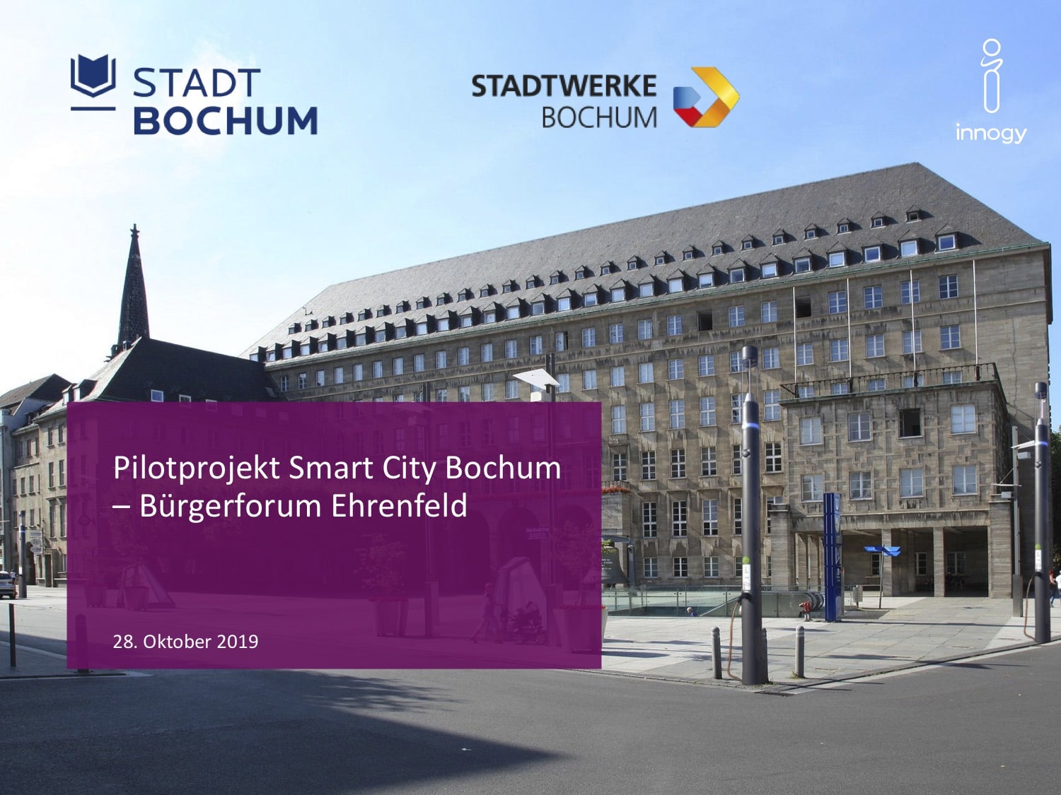 Pilotprojekt Smart City Bochum (Bürgerforum Ehrenfeld)