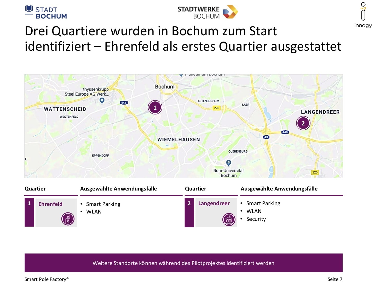 Bürgerforum (Smart City): Ehrenfeld erstes Quartier in Bochum