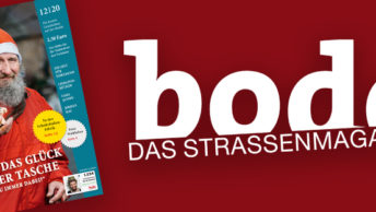 bodo - das Straßenmagazin mit dem Titel der bodo-Ausgabe 12/2020