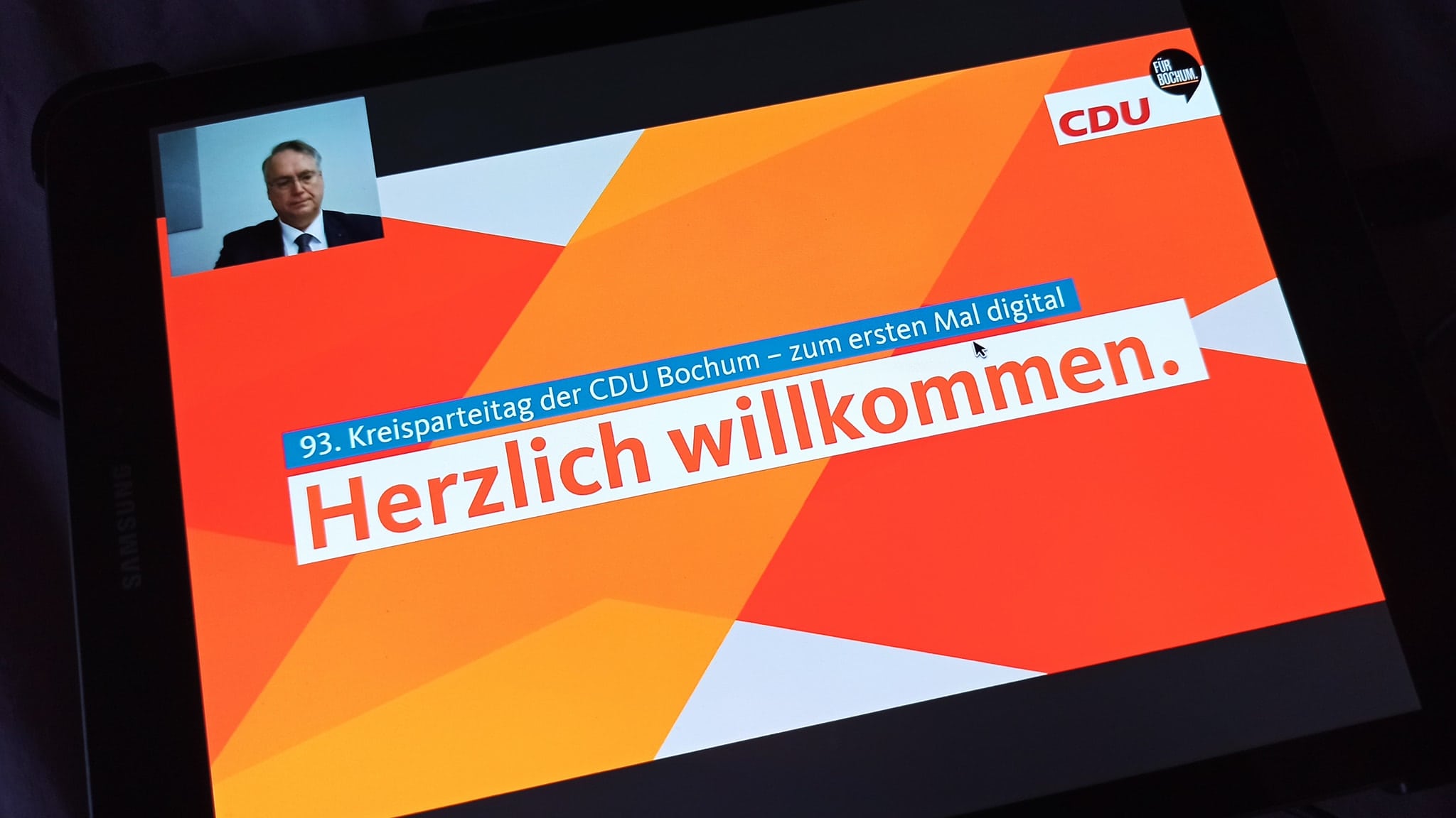 93. Kreisparteitag der CDU Bochum: Herzlich willkommen.