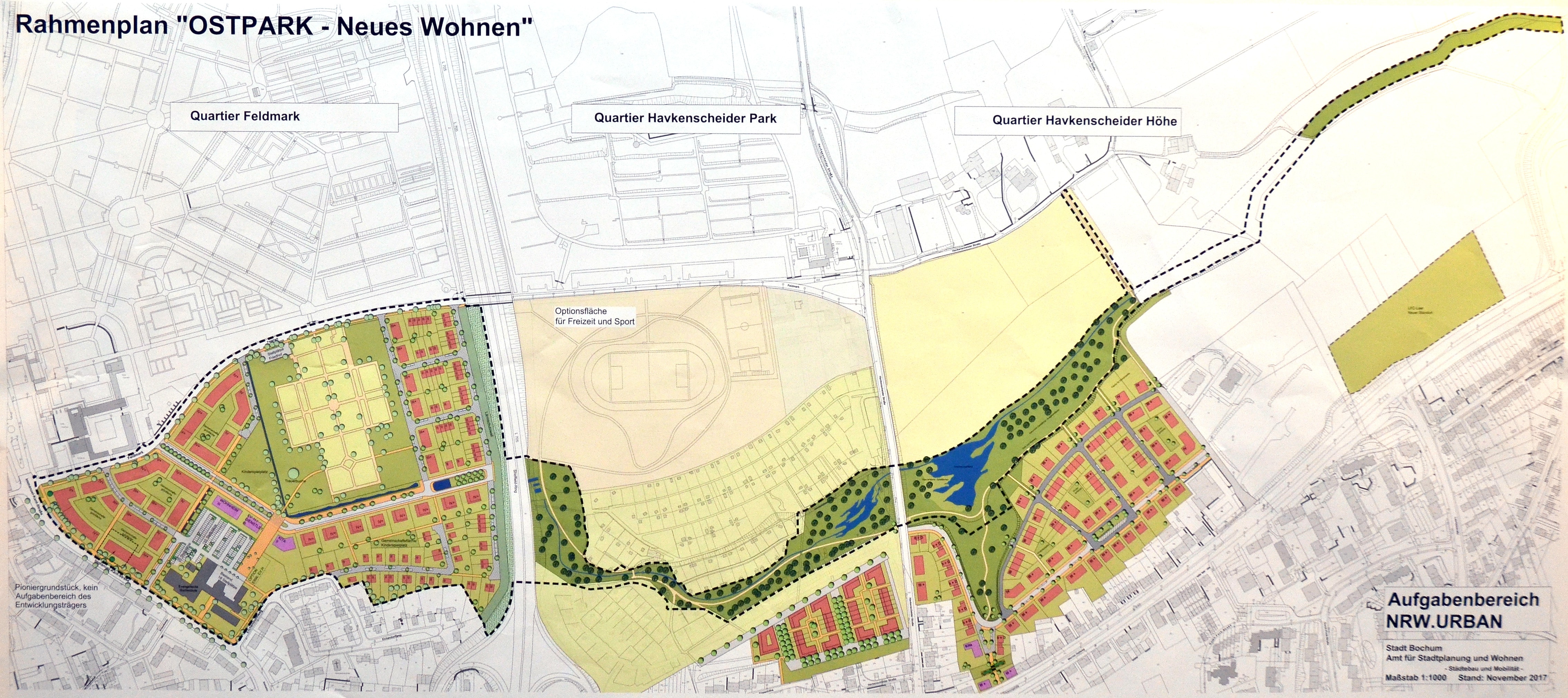 Rahmenplan "OSTPARK - Neues Wohnen"