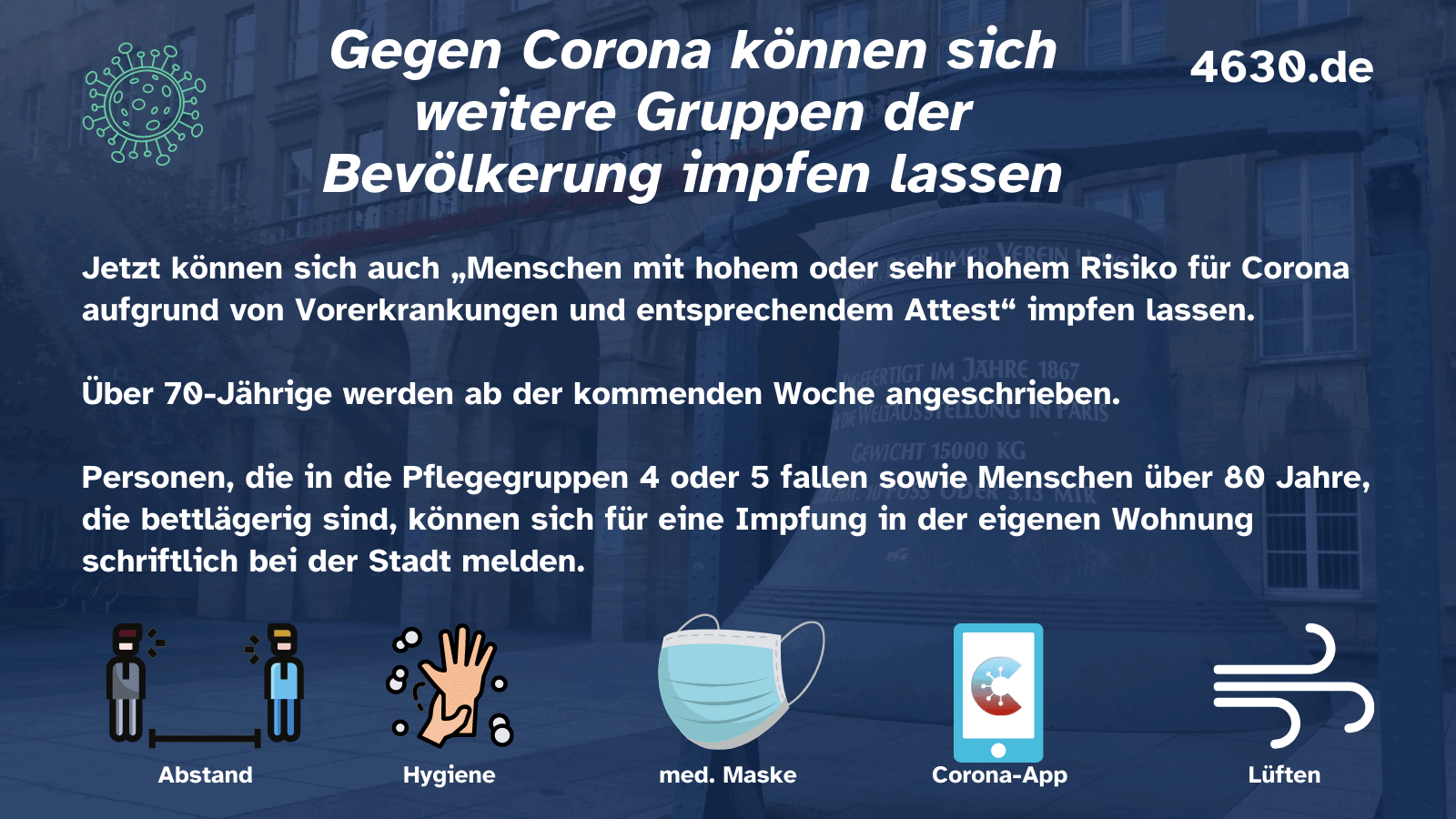 Gegen Corona können sich weitere Gruppen der Bevölkerung impfen lassen