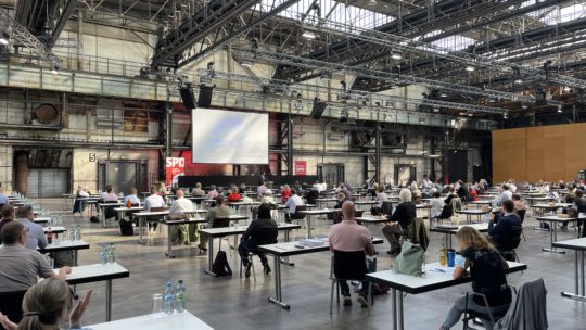 Parteitag der SPD Bochum in der Jahrhunderthalle Bochum (26. Juni 2021)