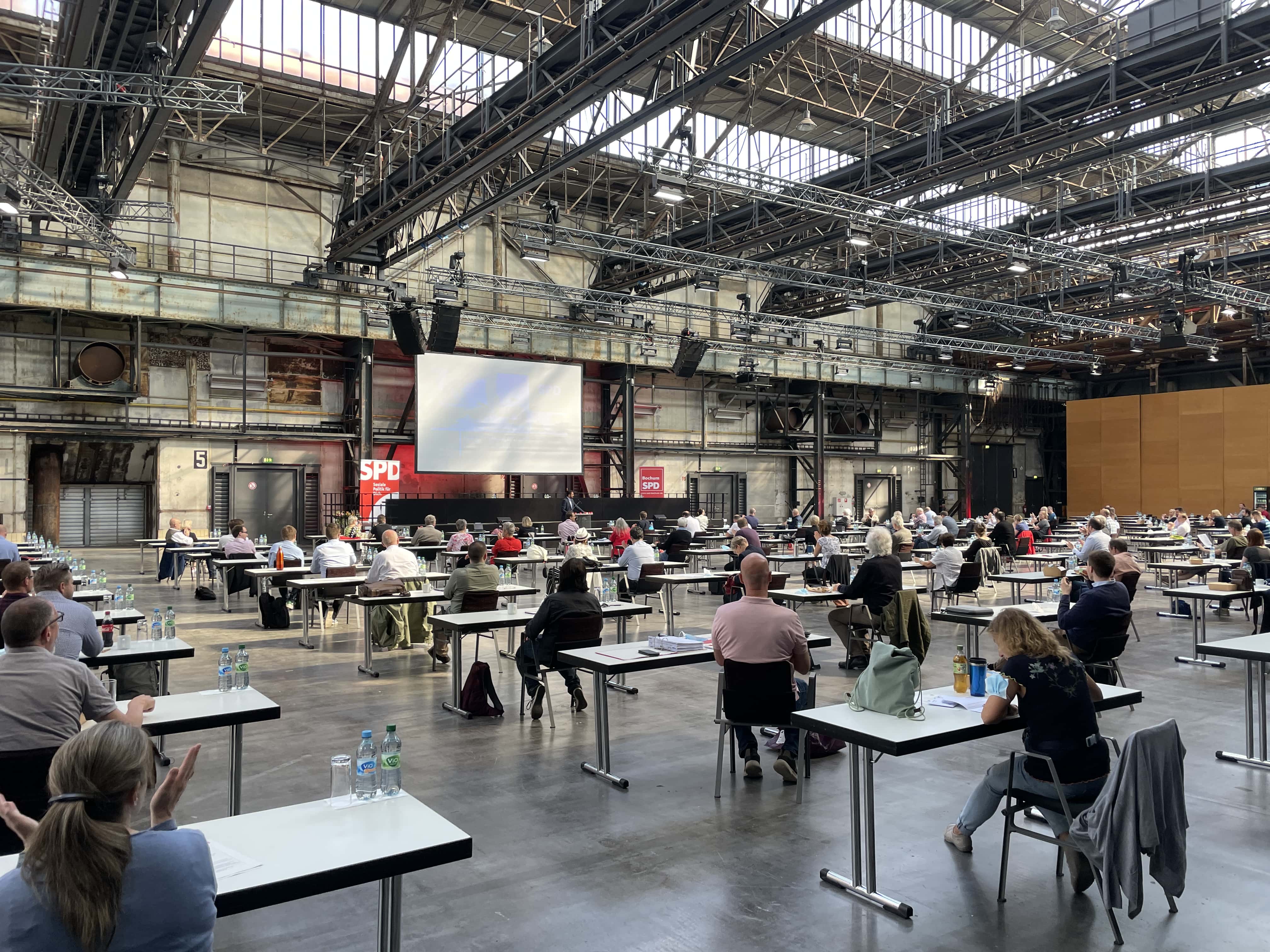 Parteitag der SPD Bochum in der Jahrhunderthalle Bochum (26. Juni 2021)