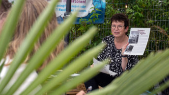 Sommergespräch mit Sozialdezernentin Britta Anger am Stattstrand