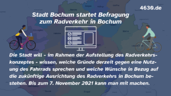 Stadt Bochum startet Befragung zum Radverkehr in Bochum