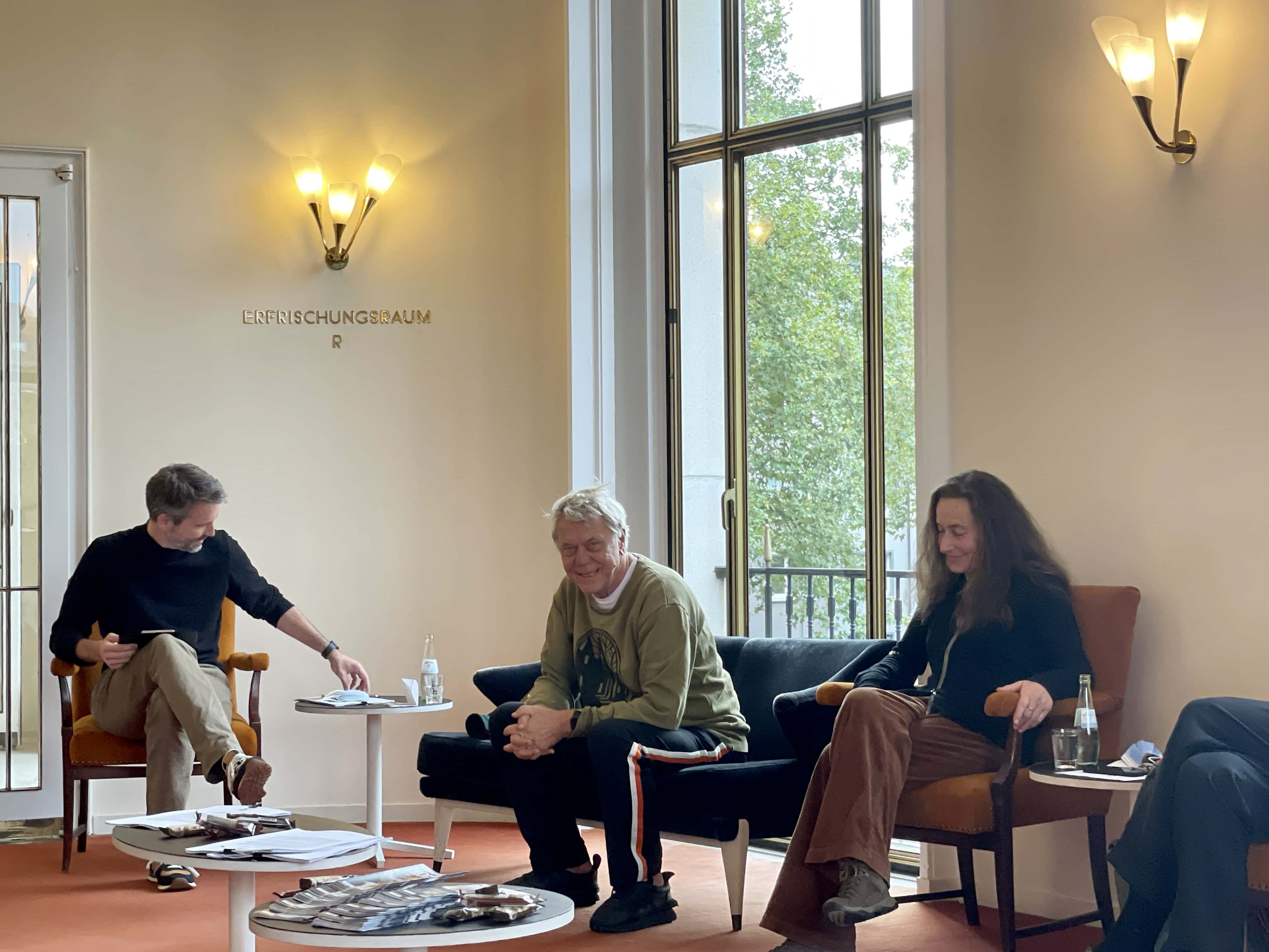 Schauspielhaus Bochum (Pressekonferenz zu den Oktober-Premieren): Alexander Kruse, Johan Simons, Susanne Winnacker