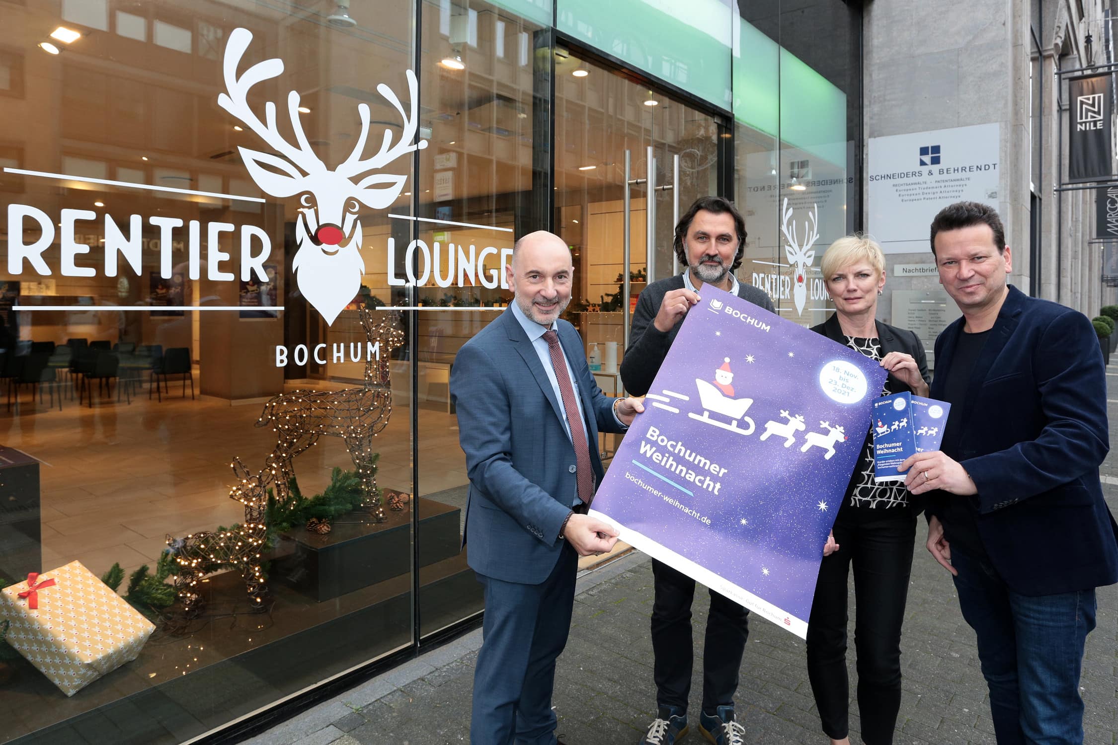 Weihnachtsmarkt Bochum: Rentier Lounge