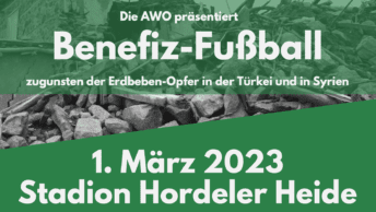 Benefiz-Fußball zugunsten der Erdbeben-Opfer in der Türkei und in Syrien (Titelbild)