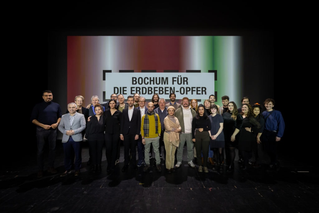 Bochum für die Erdbebenopfer (Schauspielhaus Bochum): alle Beteiligten des Abends