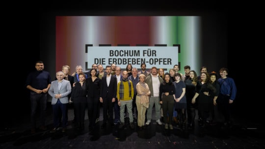 Bochum für die Erdbebenopfer (Schauspielhaus Bochum): alle Beteiligten des Abends