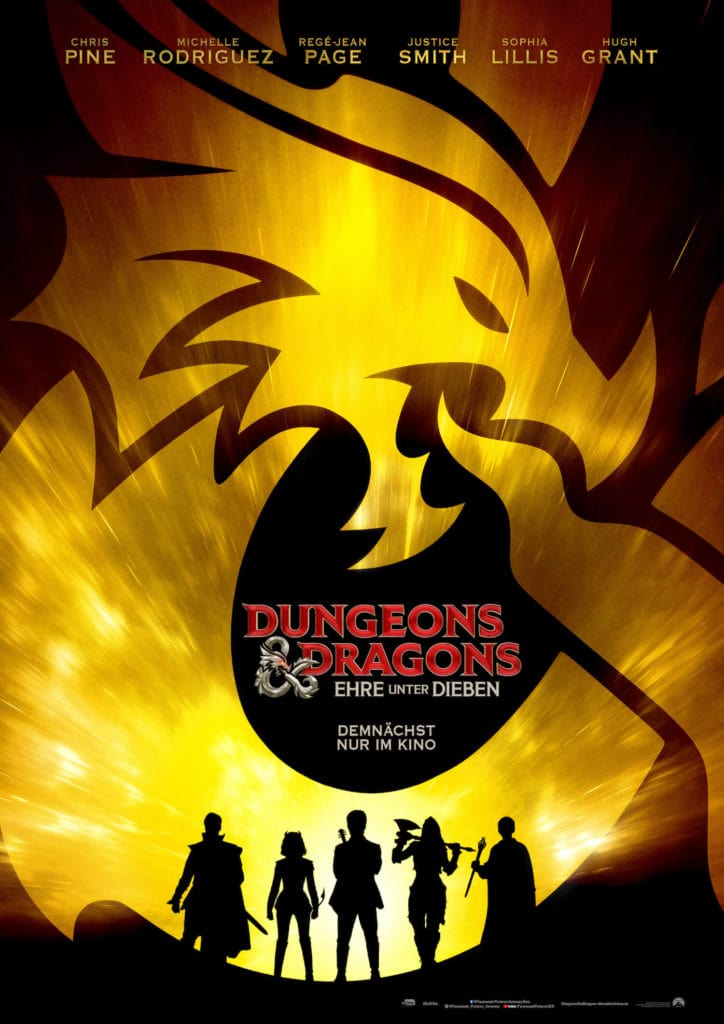 Dungeons & Dragons: Ehre unter Dieben - Teaser-Plakat (Silhouette)