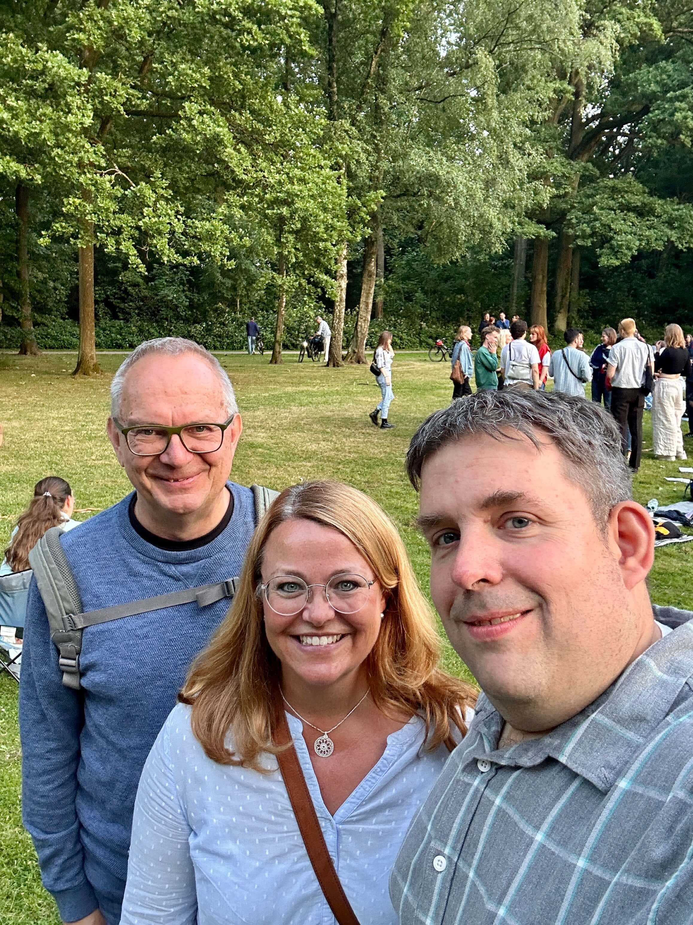 Macbeth im Schlosspark Weitmar: Hans H. Hanke, Sonja Gräf und Jens Matheuszik