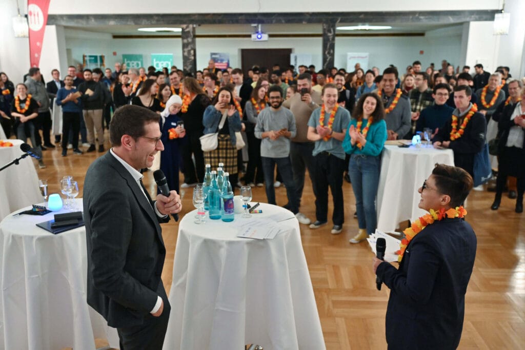 Empfang im Rathaus für Internationale Studierende in Bochum, 24.11.2023