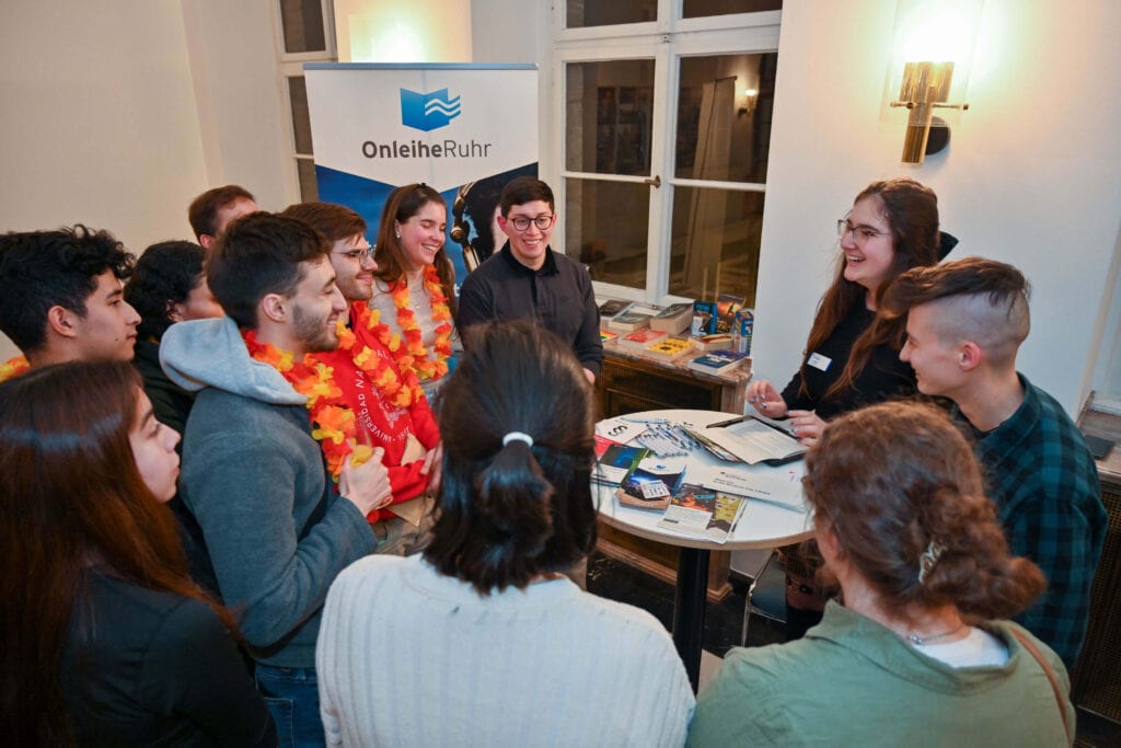 Empfang im Rathaus für Internationale Studierende in Bochum, 24.11.2023