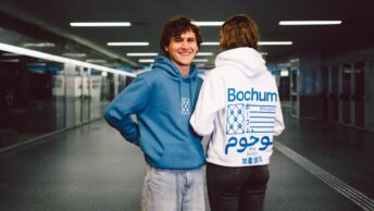 Vereint Bochum: Dominik Dos-Reis und Alina König (im neuen Hoodie)