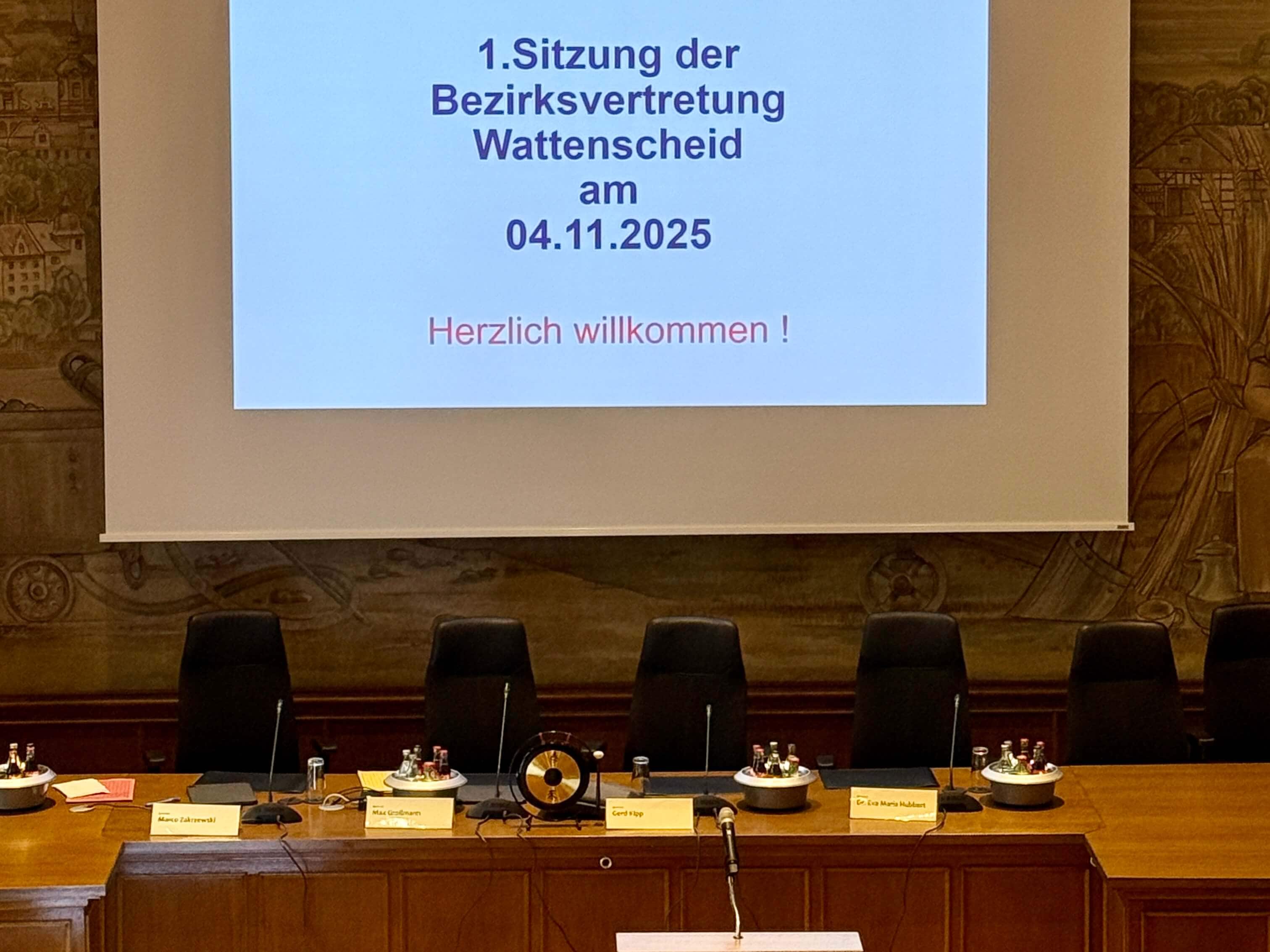 Sitzung der Bezirksvertretung Bochum-Wattenscheid