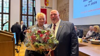 Holger Dünnebacke (und seine Frau) im Rathaus Wattenscheid