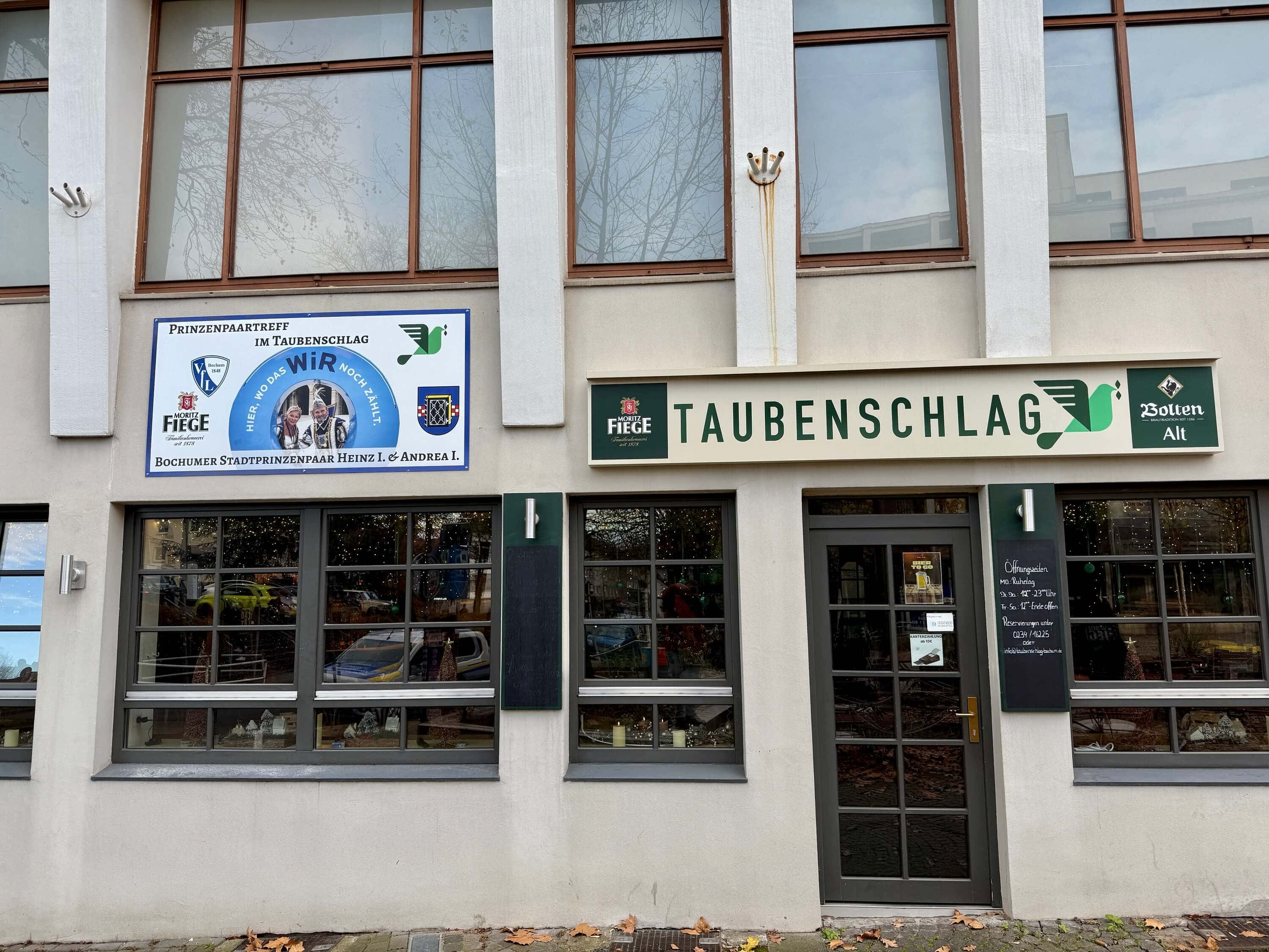 Bochumer Stadtprinzenpaar: Prinzenpaartreff Taubenschlag