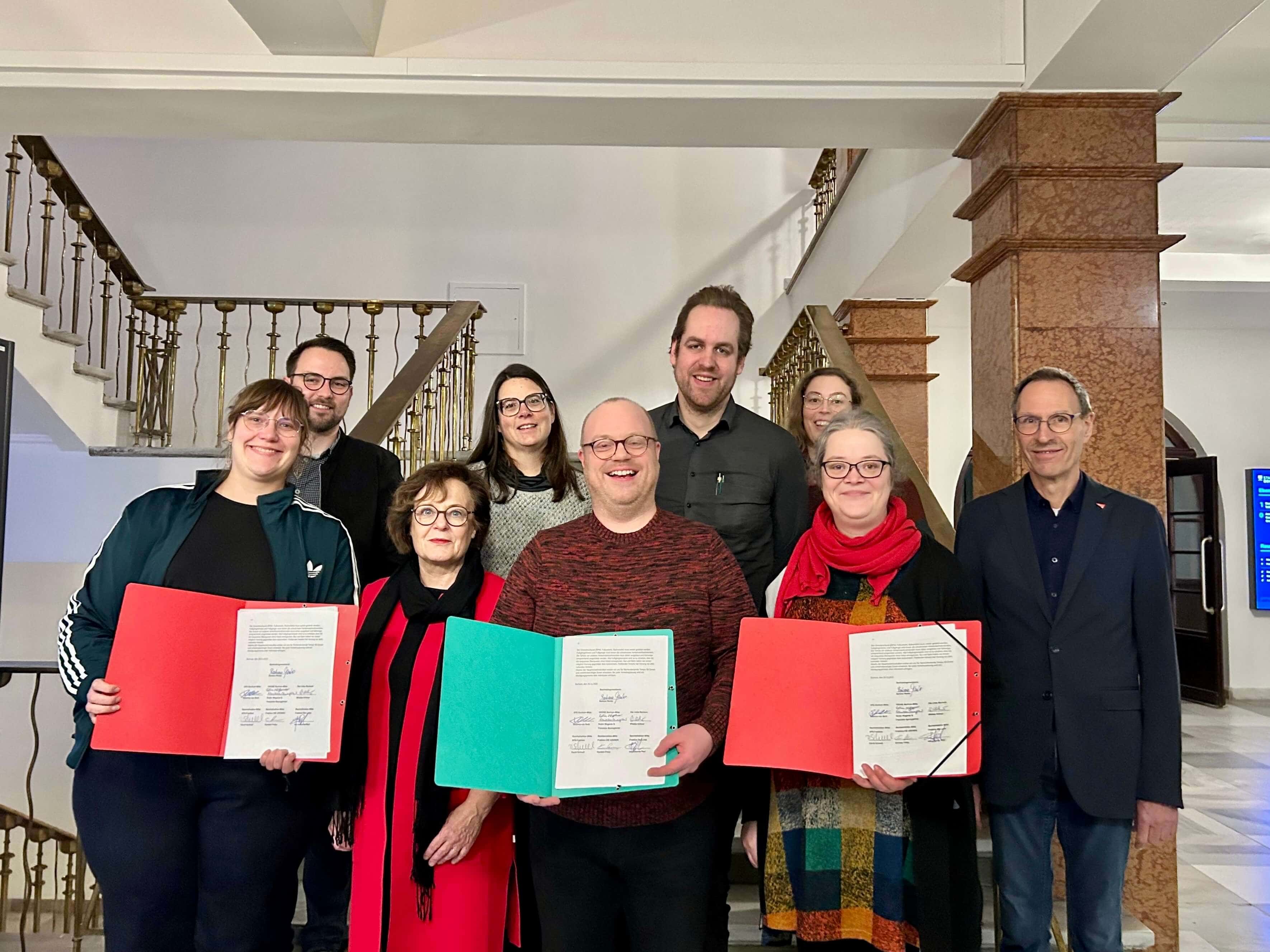 Kooperationsvertrag Bochum-Mitte 2025 (SPD, Die Grünen, Die Linke)