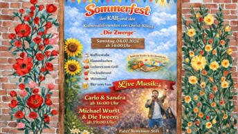 Sommerfest der KAB und den Karnevalsfreunden von Christ-König "Die Zwerge" 2026