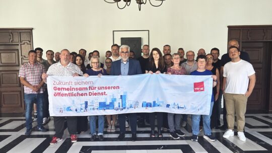 ver.di gemeinsam mit Oberbürgermeister Jörg Lukat am Tag des öffentlichen Dienstes 2026